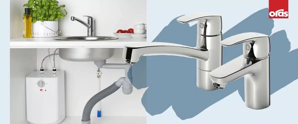 Oras Safira gir varmt vann uten innlagt vann, perfekt for hytter, utekjøkken og sommerhus.